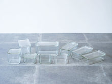 画像をギャラリービューアに読み込む, ワーゲンフェルド クブス ガラスコンテナ バウハウス Wilhelm Wagenfeld Kubus storage containers
