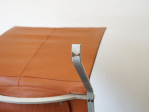 Poul Kjærholm PK22 Chair leather ekc vintage ポールケアホルム イージーチェア  EKC製ヴィンテージ レザー 椅子の脚裏