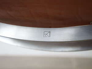 Poul Kjærholm PK22 Chair leather ekc vintage ポールケアホルム イージーチェア  EKC製ヴィンテージ レザー 椅子のフレームにEKCの刻印