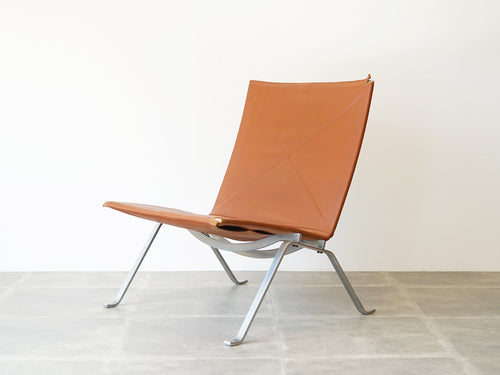 Poul Kjærholm PK22 Chair leather ekc vintage ポールケアホルム イージーチェア ヴィンテージ レザー EKC製