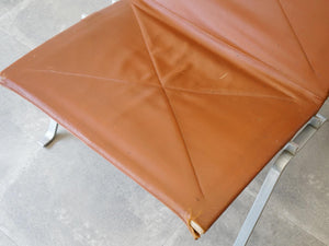 Poul Kjærholm PK22 Chair leather ekc vintage ポールケアホルム イージーチェア  EKC製ヴィンテージ レザー 椅子の座面