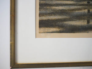 Folmer Bendtsen Lithograph デンマーク画家 リトグラフ北欧 インテリアアート 175/310のサイン入り
