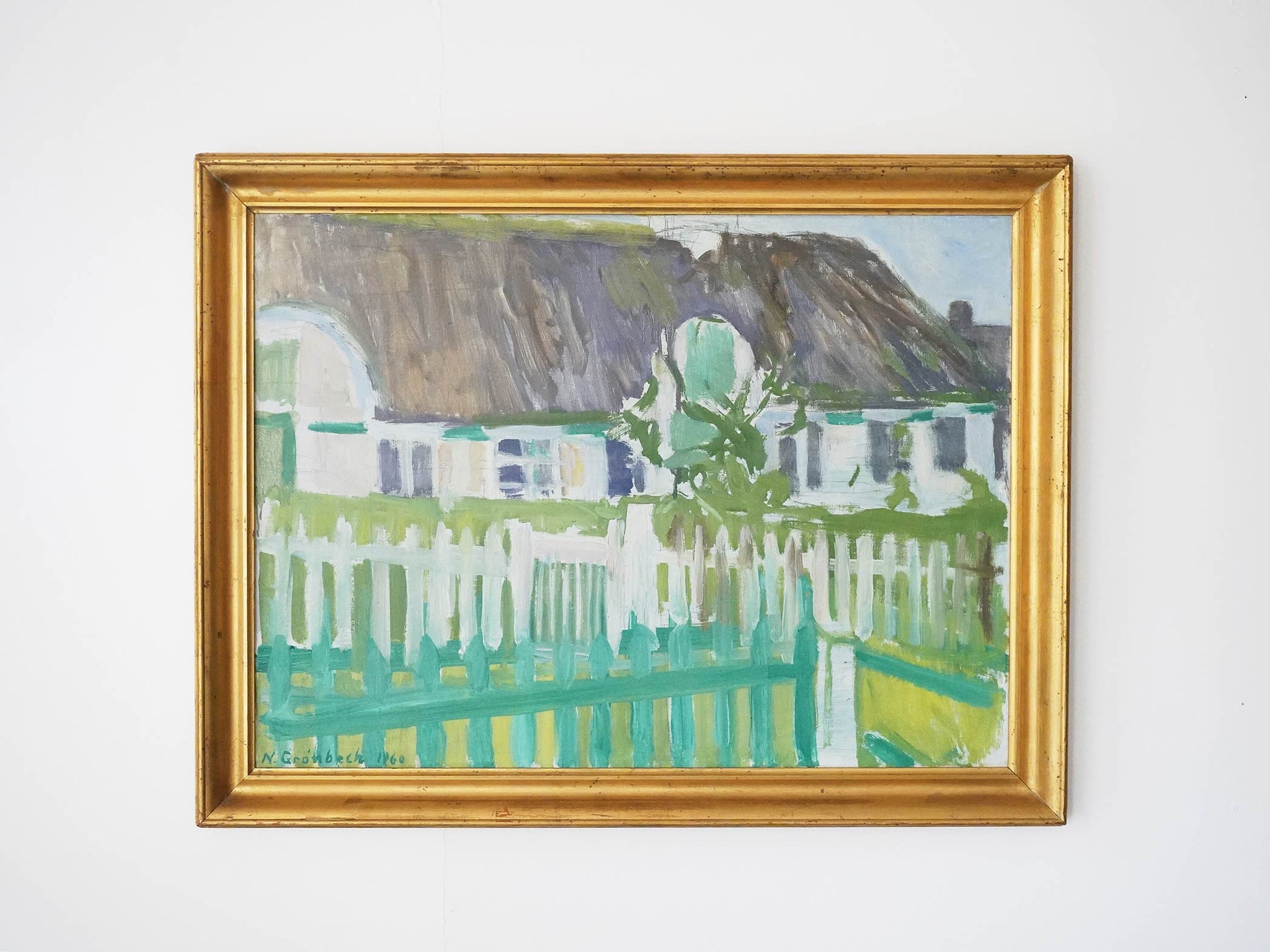 Niels Grønbech（ニールス・グロンベック）デンマークの風景画 農場の
