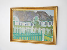 画像をギャラリービューアに読み込む, Niels Grønbech ニールスグロンベック 風景画 キャンバスに油彩 KONDO北欧ヴィンテージ 油絵
