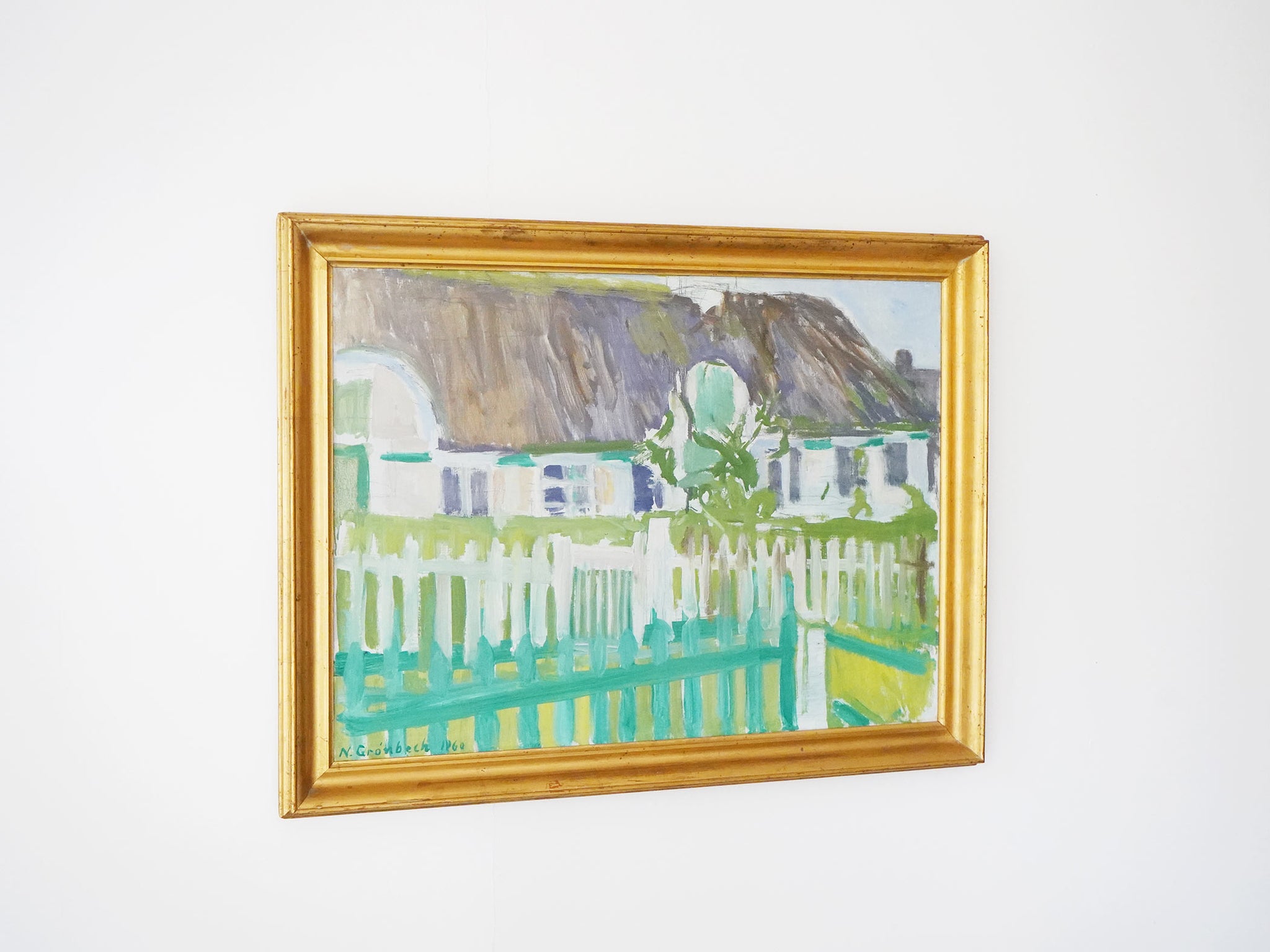Niels Grønbech（ニールス・グロンベック）デンマークの風景画 農場の