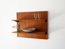 画像をギャラリービューアに読み込む, Finn Juhl BO71 wall shelving system Bovirke フィン・ユール ボヴィルケ ヴィンテージ ウォールユニット 壁付け棚 北欧デザイン 棚の斜めから
