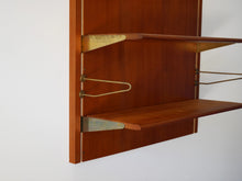 画像をギャラリービューアに読み込む, Finn Juhl BO71 wall shelving system Bovirke フィン・ユール ボヴィルケ ヴィンテージ ウォールユニット 壁付け棚 北欧デザイン 真鍮製のブックエンド
