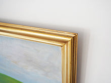 画像をギャラリービューアに読み込む, Poul Sørensen Landscape ポールソーレンセン 風景画  キャンバスに油彩 北欧ヴィンテージ 縁
