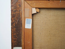 画像をギャラリービューアに読み込む, Poul Sørensen Landscape ポールソーレンセン 風景画  キャンバスに油彩 北欧ヴィンテージ 絵の裏面に貼られたラベル
