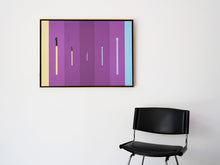 画像をギャラリービューアに読み込む, Jes Nordby Composition with matches with Nanna Ditzel Model 150 Badmintion Chair イェスノルドビー マッチ棒のコンポジション デンマーク 油彩 キャンバスとナナ ヨルゲン ディッツェルバドミントンチェア
