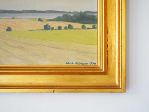 Lars Swane Landscape ラース スワン 風景画 油彩 キャンバス 油絵 アーティストのサイン