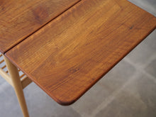 画像をギャラリービューアに読み込む, フィン・ユールの両翼延長式のコーヒーテーブル Finn Juhl coffee table with flip-down leaves Anton Kildeberg 北欧デザインのセンターテーブルの延長板
