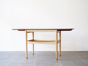 フィン・ユールの両翼延長式のコーヒーテーブル Finn Juhl coffee table with flip-down leaves Anton Kildeberg 北欧デザインのセンターテーブル