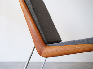 ピーターヴィッツ ブーメランチェア Peter Hvidt & Orla Mølgaard-Nielsen FD135 Boomerang Chair 北欧デザインのラウンジチェアのブーメランのようなフレーム