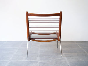 ピーターヴィッツ ブーメランチェア Peter Hvidt & Orla Mølgaard-Nielsen FD135 Boomerang Chair 北欧デザインのラウンジチェアのフレーム 軽い椅子です