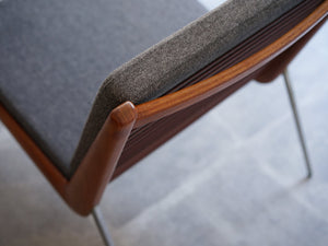 ピーターヴィッツ ブーメランチェア Peter Hvidt & Orla Mølgaard-Nielsen FD135 Boomerang Chair 北欧デザインのラウンジチェアの背もたれのフレーム