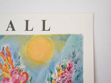 画像をギャラリービューアに読み込む, Marc Chagall Exhibition Poster ADL Fine Arts New York マルクシャガール 天に捧げる花束 ブーケ ドゥ フルール インテリアアート リトグラフポスターのモチーフ
