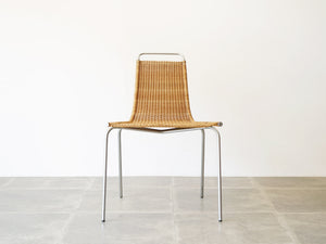 CARLHANSEN&SON ポールケアホルム PK1チェア 廃盤・ラタン仕様 Poul Kjærholm（ポール・ケアホルム）PK1 チェア EKC製ヴィンテージ