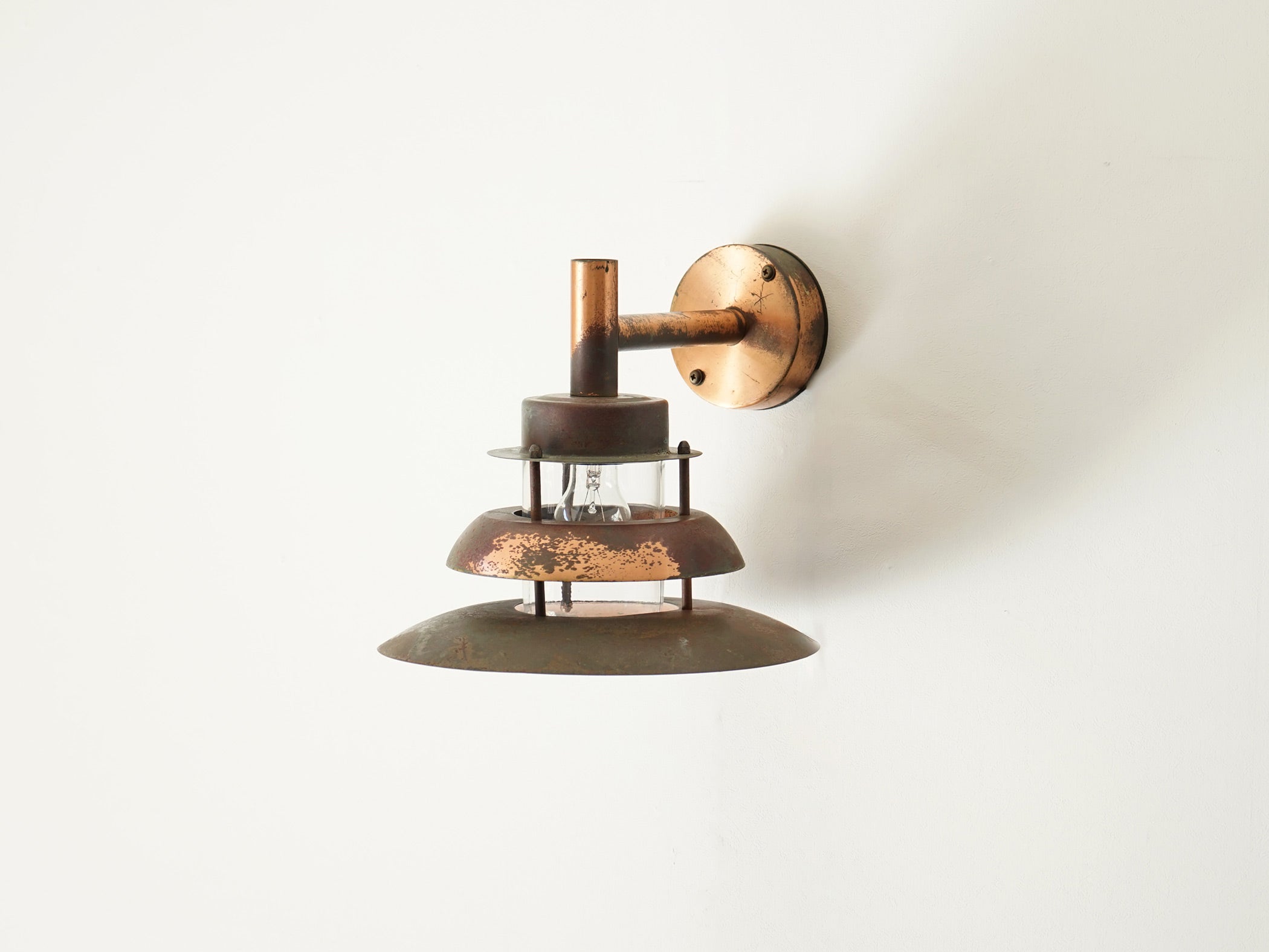 Nova Light Copper Wall lamp ノーヴァライト 銅のウォールランプ 北欧ヴィンテージ ブラケットライト