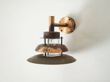 画像をギャラリービューアに読み込む, Nova Light Copper Wall lamp ノーヴァライト 銅のウォールランプ 北欧ヴィンテージ ブラケットライト
