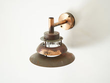画像をギャラリービューアに読み込む, Nova Light Copper Wall lamp ノーヴァライト 銅のウォールランプ 北欧ヴィンテージ ブラケットライト

