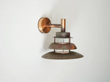 画像をギャラリービューアに読み込む, Nova Light Copper Wall lamp ノーヴァライト 銅のウォールランプ 北欧ヴィンテージ ブラケットライト

