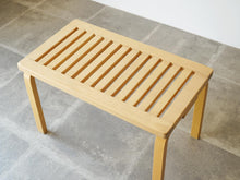画像をギャラリービューアに読み込む, Alvar Aalto Artek アルヴァ アアルト アルテック 北欧ヴィンテージ デザイナーズチェア 樺 バーチ ベンチの座面
