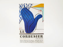 画像をギャラリービューアに読み込む, Le Corbusier Exhibition poster from Statens Museum for Kunst ル コルビュジエ ヴィンテージポスター デンマーク

