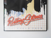 画像をギャラリービューアに読み込む, Rolling Stones 1981 World Tour Posterローリング ストーンズ 1981年 ワールドツアー ポップアート ヴィンテージポスター 
