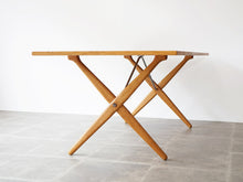 画像をギャラリービューアに読み込む, Hans J Wegner Andreas Tuck AT303 ハンス ウェグナー アンドレアス タック 北欧ヴィンテージ オーク ダイニングテーブルの脚
