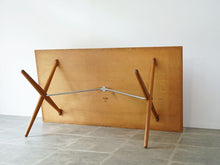 画像をギャラリービューアに読み込む, Hans J Wegner Andreas Tuck AT303 ハンス ウェグナー アンドレアス タック 北欧ヴィンテージ オーク ダイニングテーブルの裏面

