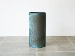 Danish design Copper outdoor lamp デンマークデザイン 屋外用ライト ブラケットライト 銅のヴィンテージランプ 壁面照明 ランプの正面