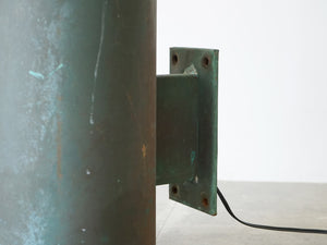 Danish design Copper outdoor lamp デンマークデザイン 屋外用ライト ブラケットライト 銅のヴィンテージランプ 壁面照明 ランプの取り付け部