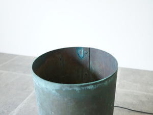 Danish design Copper outdoor lamp デンマークデザイン 屋外用ライト ブラケットライト 銅のヴィンテージランプ 壁面照明 ランプの内部
