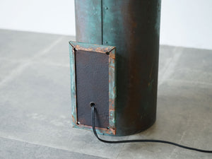 Danish design Copper outdoor lamp デンマークデザイン 屋外用ライト ブラケットライト 銅のヴィンテージランプ 壁面照明 ランプの裏面に配線