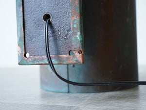 Danish design Copper outdoor lamp デンマークデザイン 屋外用ライト ブラケットライト 銅のヴィンテージランプ 壁面照明 ランプの裏面