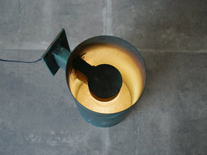 Danish design Copper outdoor lamp デンマークデザイン 屋外用ライト ブラケットライト 銅のヴィンテージランプ 壁面照明 ランプの点灯イメージ