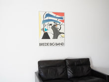 画像をギャラリービューアに読み込む, Robert Jacobsen Brede Bigband poster ロバートヤコブセン ジャズバンドポスター デンマーク 北欧 インテリアアート アートとポールケアホルムのPK31ソファ
