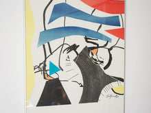 画像をギャラリービューアに読み込む, Robert Jacobsen Brede Bigband poster ロバートヤコブセン ジャズバンドポスター デンマーク 北欧 インテリアアート プリントされたサイン入り
