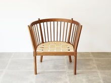 画像をギャラリービューアに読み込む, Børge Mogensen  Spoke-back chair Model1790 fredericia ボーエモーエンセン スポークバックチェア イージーチェア フレデリシア 椅子の正面やや上から
