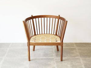 Børge Mogensen  Spoke-back chair Model1790 fredericia ボーエモーエンセン スポークバックチェア イージーチェア フレデリシア 椅子の正面やや上から
