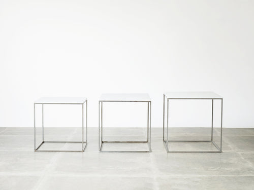 ポールケアホルム ネストテーブル Poul Kjærholm PK71 Three nesting tables E Kold Christensen ケアホルムのEKC製ビンテージテーブル