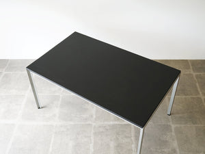Poul Kjærholm  Academy table Rud Rasmussen 黒いワークデスク ポール・ケアホルム アカデミーテーブル ルド・ラスムッセン ヴィンテージ テーブルの天面