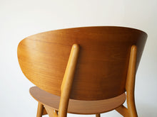 画像をギャラリービューアに読み込む, Hans J Wegner FH1936 Shell Chair Fritz Hansen 北欧ヴィンテージ ハンスJウェグナー フリッツハンセン シェルチェアの背面
