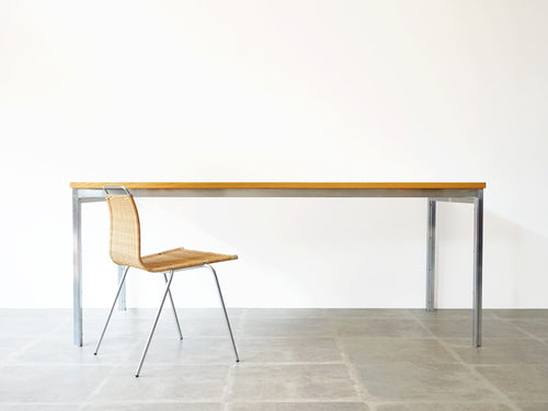 ポールケアホルム テーブルPK55とPK1チェア フリッツハンセン Poul Kjærholm PK55 Table Fritz Hansen