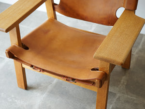 スパニッシュチェア ボーエモーエンセン 北欧名作チェア ヴィンテージ Børge Mogensen The Spanish Chair Model 2226 モーエンセンのラウンジチェアの座面