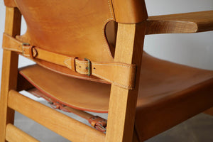 スパニッシュチェア ボーエモーエンセン 北欧名作チェア ヴィンテージ Børge Mogensen The Spanish Chair Model 2226 モーエンセンのラウンジチェアのベルト