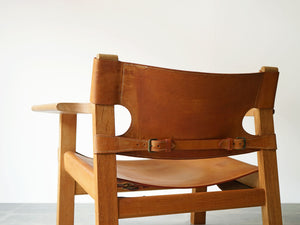 スパニッシュチェア ボーエモーエンセン 北欧名作チェア ヴィンテージ Børge Mogensen The Spanish Chair Model 2226 モーエンセンのラウンジチェアの背面