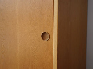 Børge Mogensen Wall unit of oak ボーエモーエンセン 本棚 ウォールユニット 収納棚 引き戸の取手