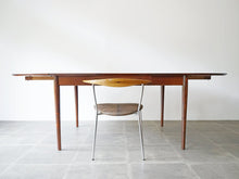 画像をギャラリービューアに読み込む, Arne Vodder Sibast Furniture Rosewood Table with Extensionアルネ ヴォッダー シバスト・ファニチャー ローズウッド 延長式ダイニングテーブル 延長した様子とJH701
